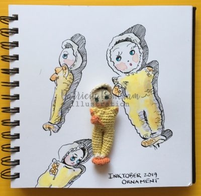Inktober Sketch Doll